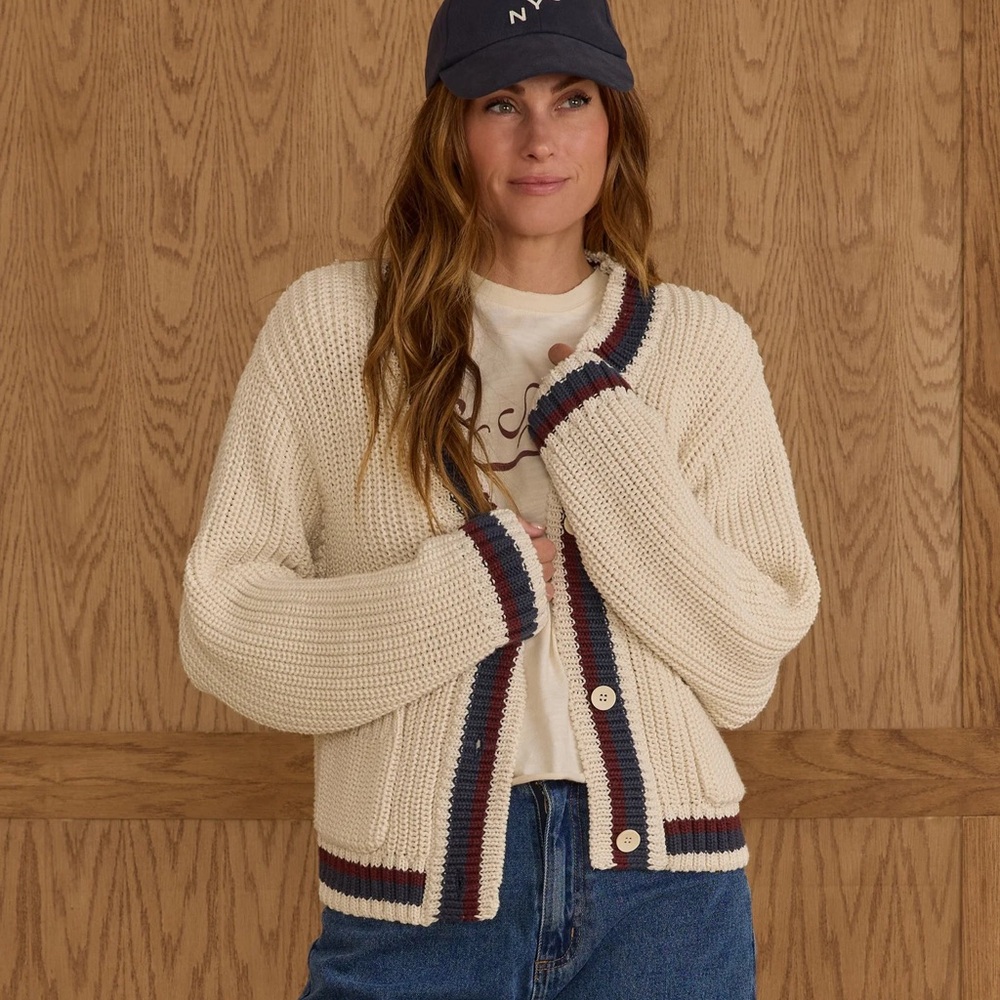 Women’s Collegiate Cardigan | Natural